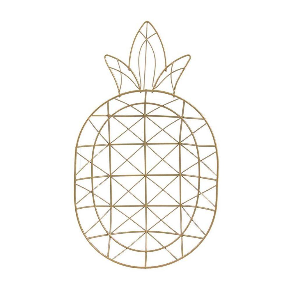 The Home Deco Factory - Corbeille filaire ananas doré The Home Deco Factory - Imagen 3