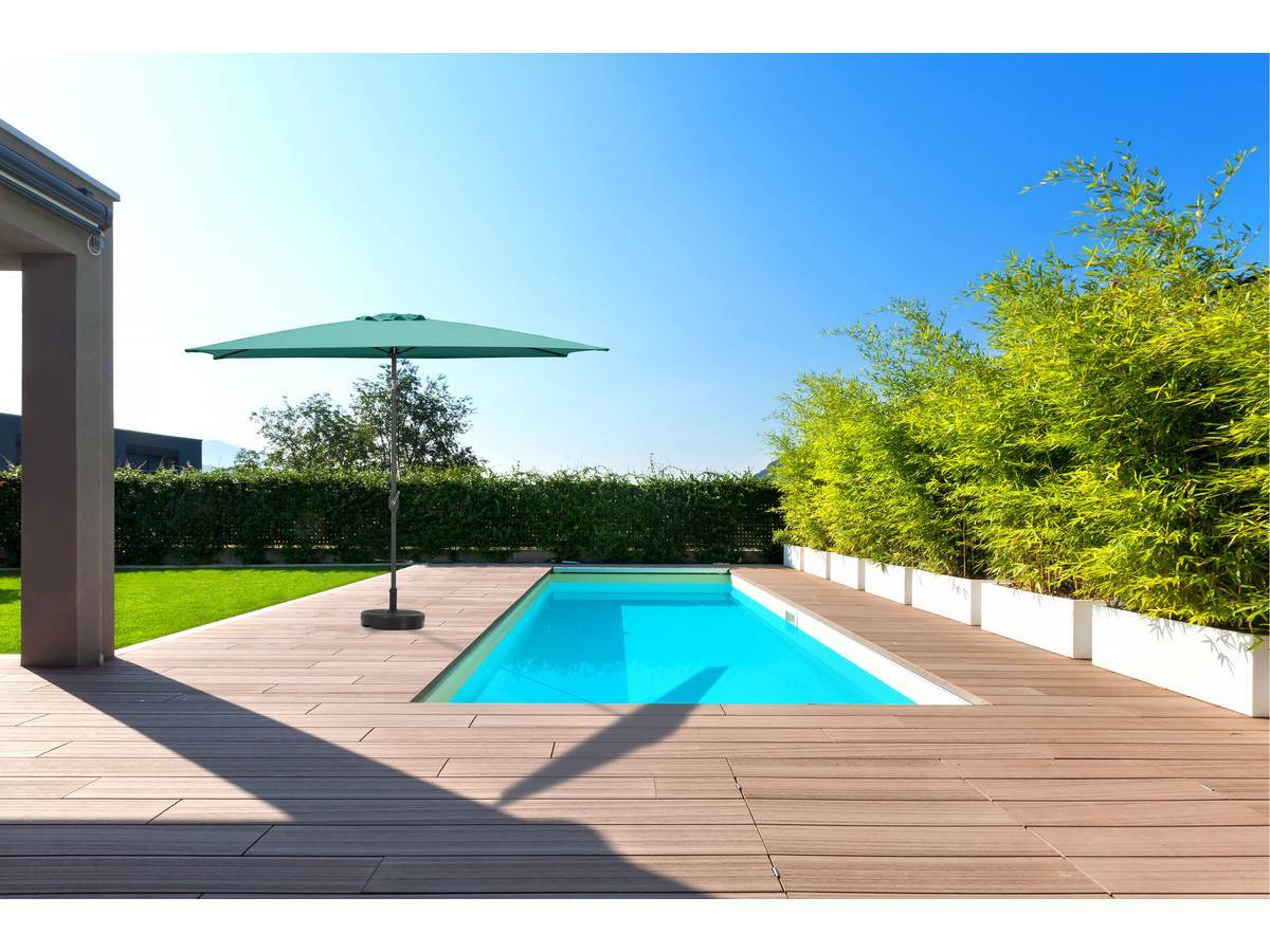 Parasol Rectangulaire Inclinable "sol 2" - 2 X 3 M - Vert -habitat Et Jardin - Imagen 2