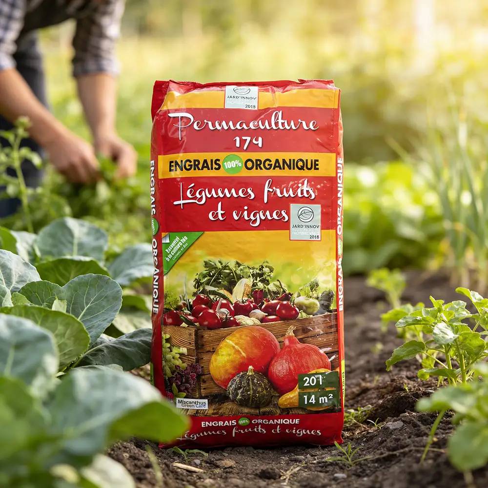 Autre - Engrais Organique en Granulés pour Légumes Fruits et Vignes - Permaculture 174® (1 Sac de 20L) - Image 2