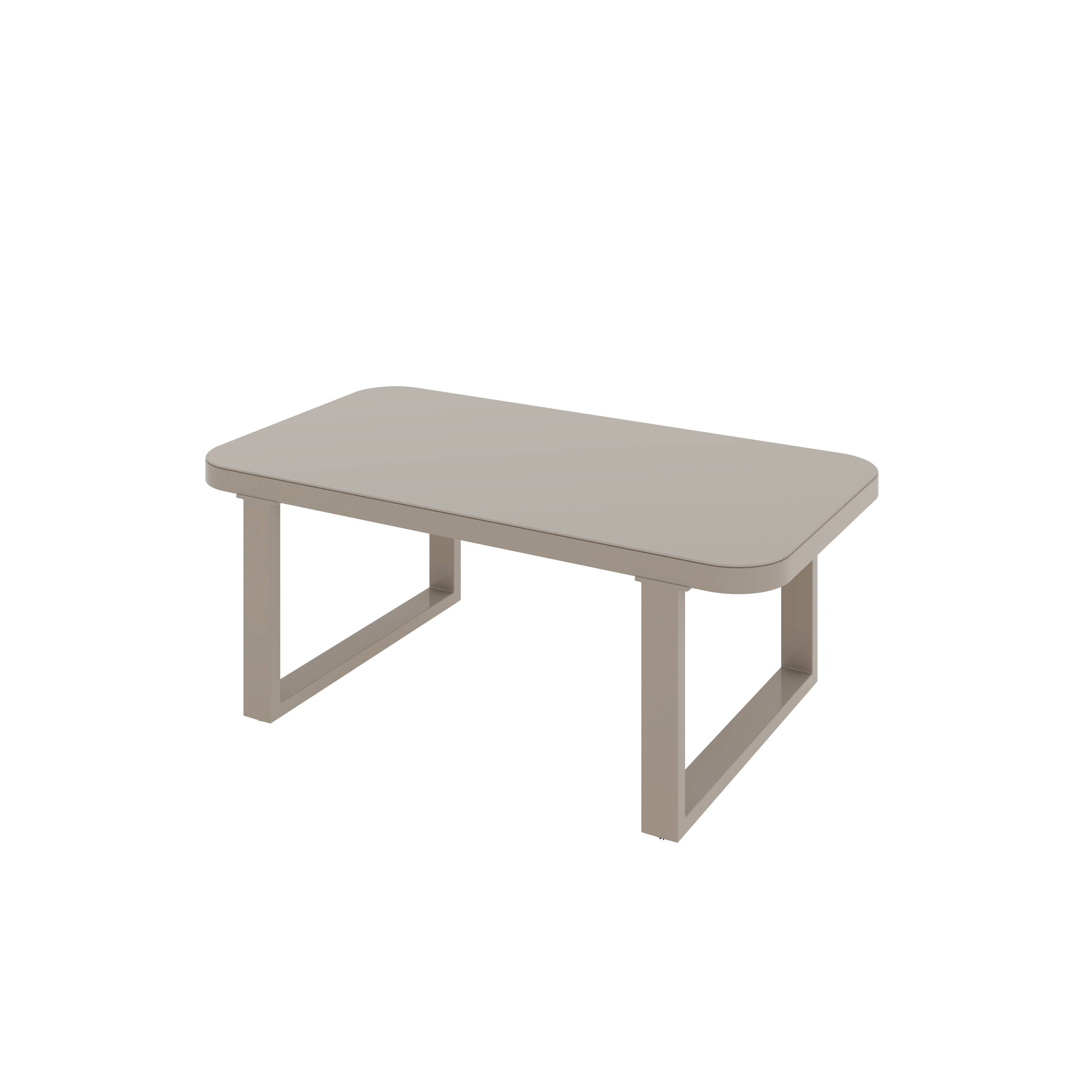 Salon de jardin d'angle acier et corde tressée 6 places terrasse avec table basse kaki - ComfortXL Outdoor Living - Image 8