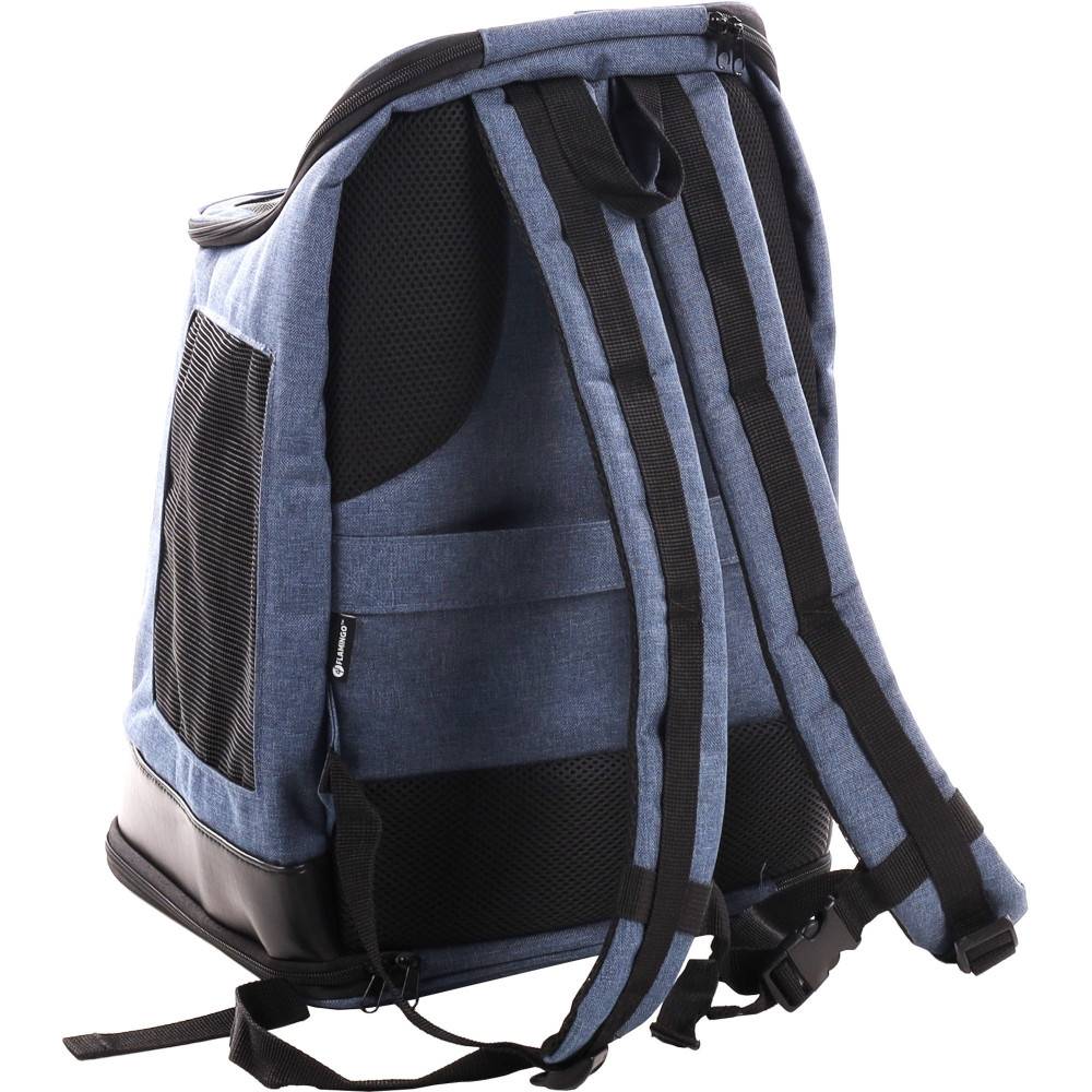 Sac à dos nestor bleu 35 x 30 x47 H pour chien max 7 kg - Imagen 4