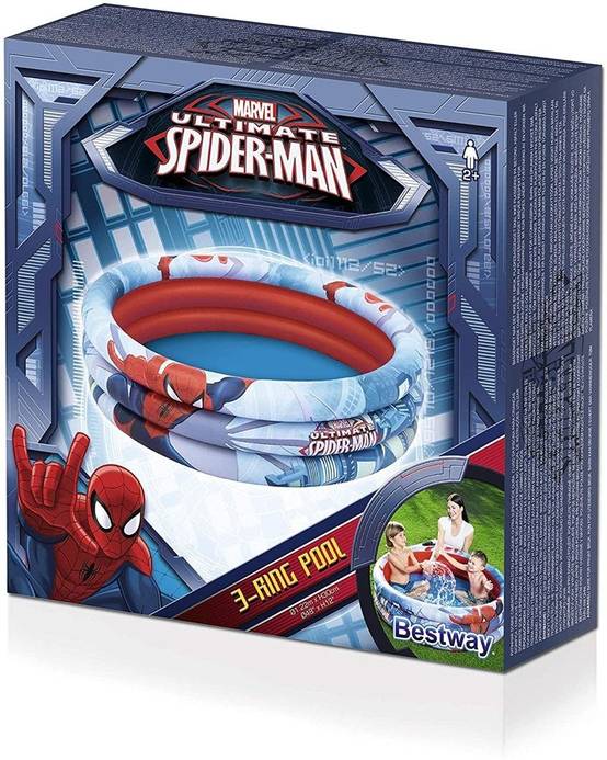 Piscine gonflable Spider-Man 122 x 30 cm Bestway 98018 - Image 1