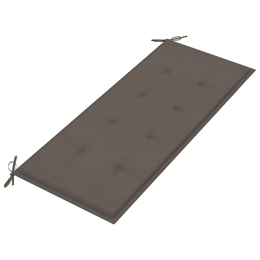 Banc de jardin | Banquette De Jardin | Banc Extérieur avec coussin 120 cm Bambou Maison Chic - Image 5