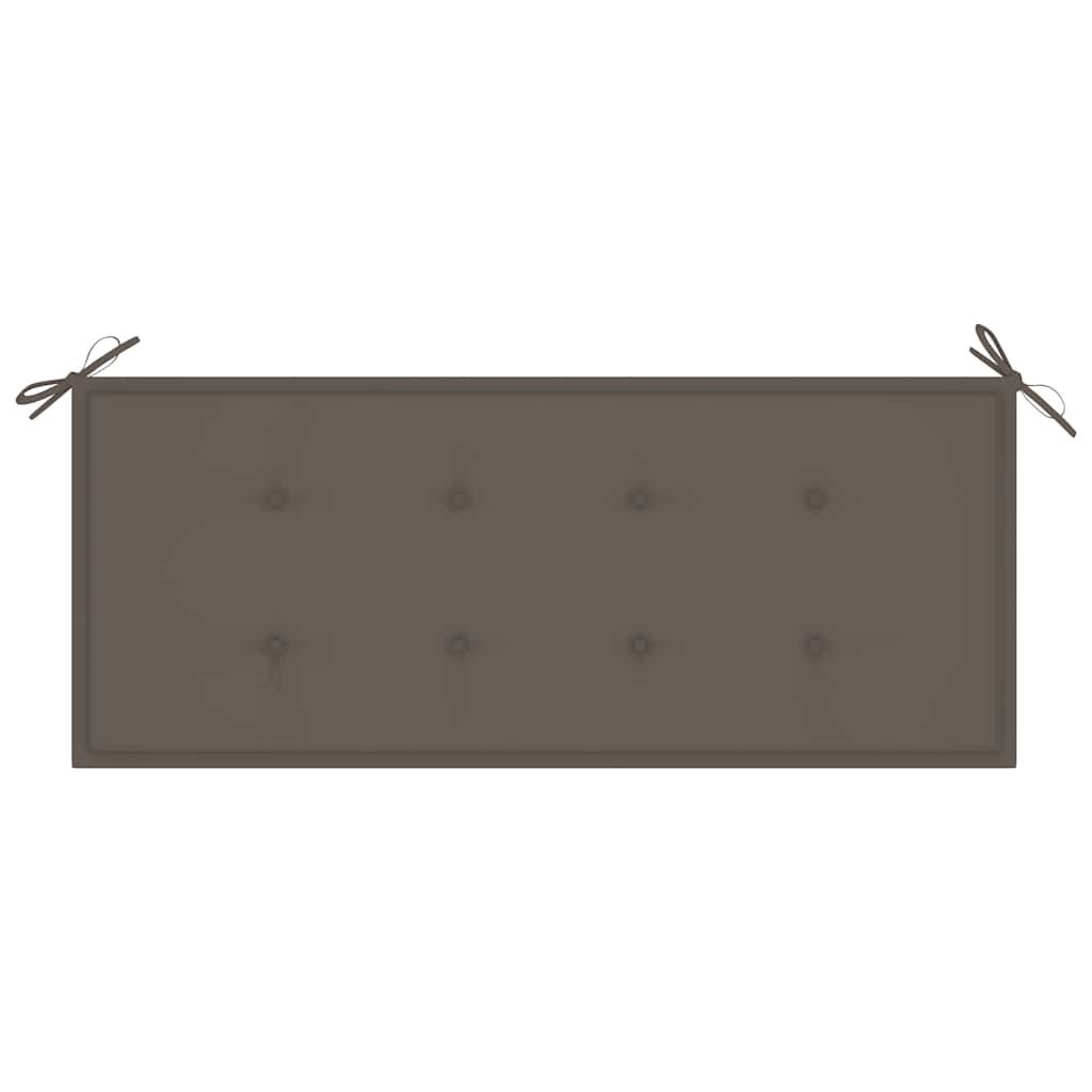 Banc de jardin | Banquette De Jardin | Banc Extérieur avec coussin 120 cm Bambou Maison Chic - Image 6