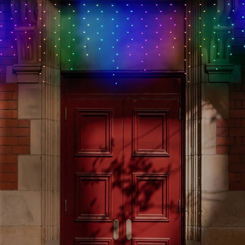 Lotti - Guirlande Stalactite connectée H120cm 5M APPY 225 LED RGB avec APPlication Bluetooth smartphone Lotti - Imagen 7