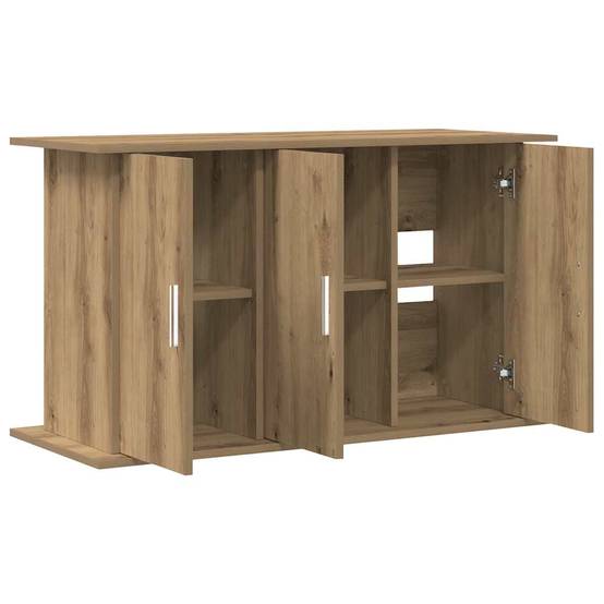 Armoire pour aquarium Bois d'Ingénierie avec Rangement à Portes 101x41x58 cm Chêne - ComfortXL Outdoor Living - Image 2