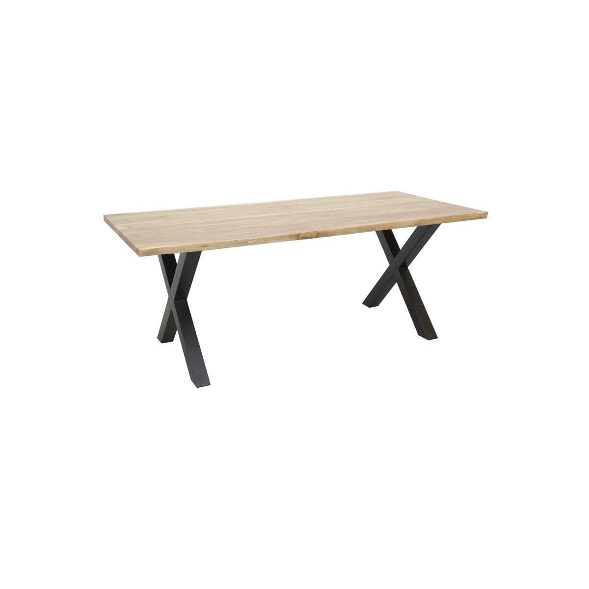 Aubry Gaspard - Table rectangulaire en acacia L 180 Ep.25mm - Imagen 1