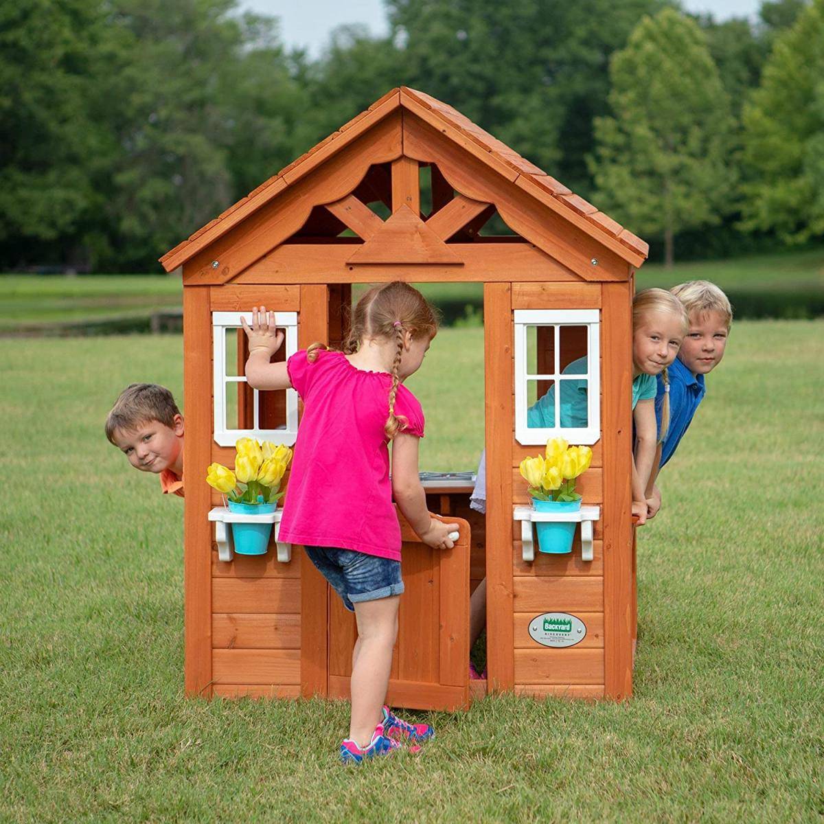 Backyard Discovery - Cabane en bois pour enfants Timberlake - Imagen 5