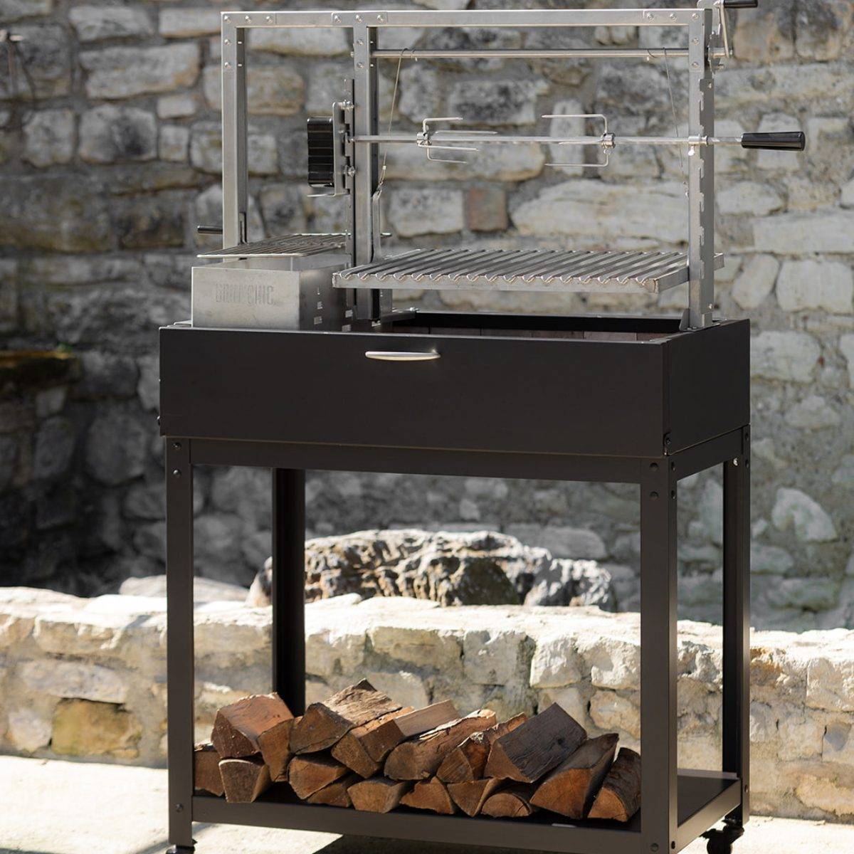 Barbecue Argentin Santa Maria Sur Pieds Xl - GRILL CHIC - Image 2