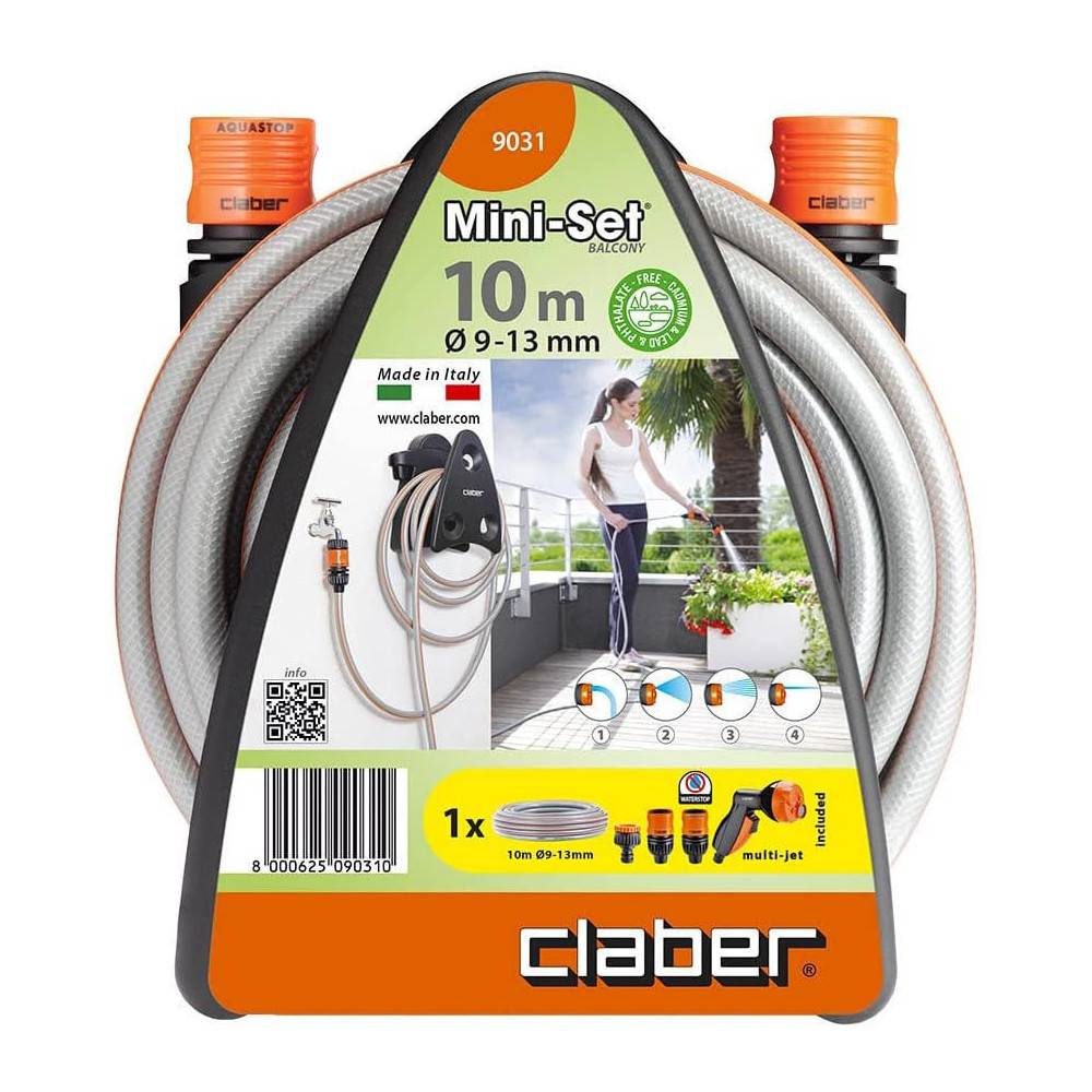 Claber - Kit support avec tuyau MINI SET BALCONY 10m - Imagen 2