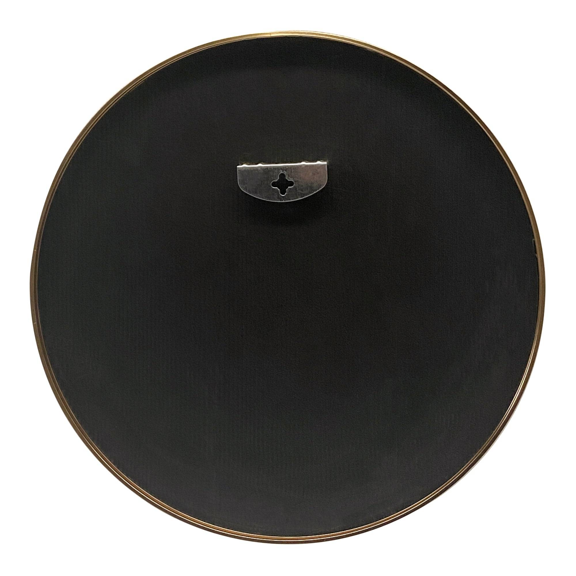 Helloshop26 - Miroir mural rond diamètre 50 cm doré - Image 3