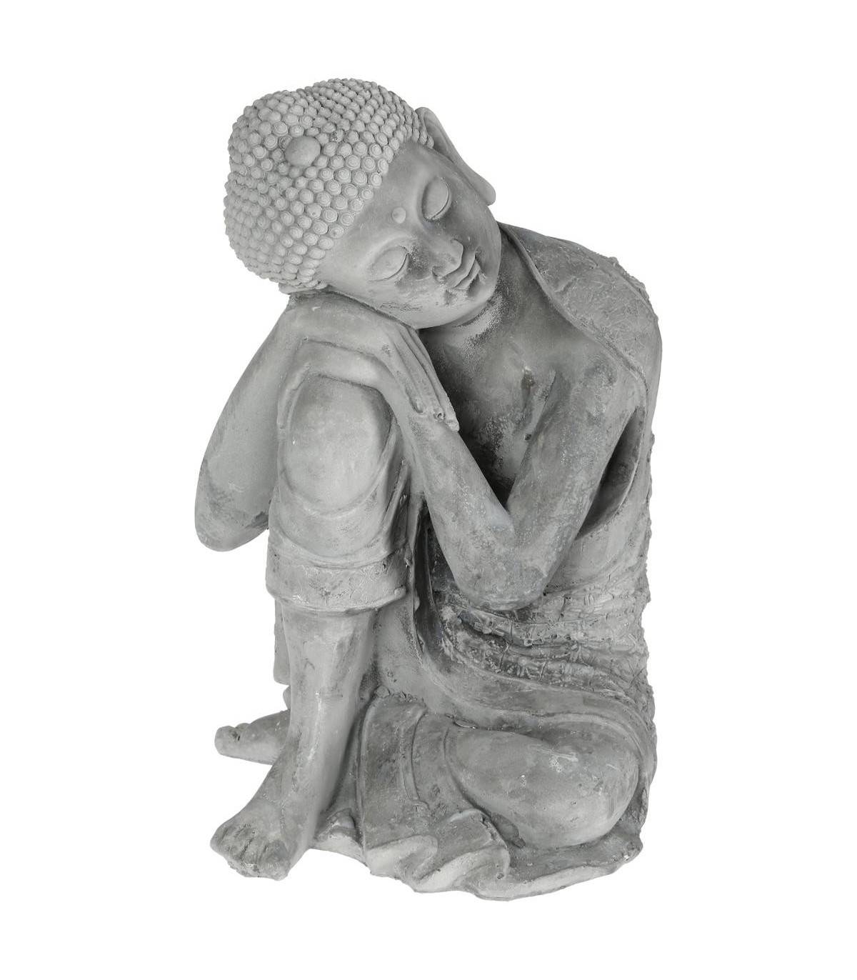 Statue décorative  Bouddha assis en ciment  H 36 cm - Imagen 1