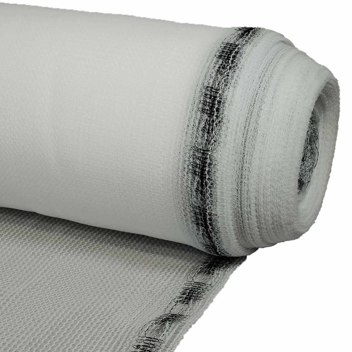 Filet d'échafaudage Blanc 3,07x50 m 50EC - Qualité PRO - Filet de protection d'échafaudage pour chantier - Pare-gravats TECPLAST - Imagen 4