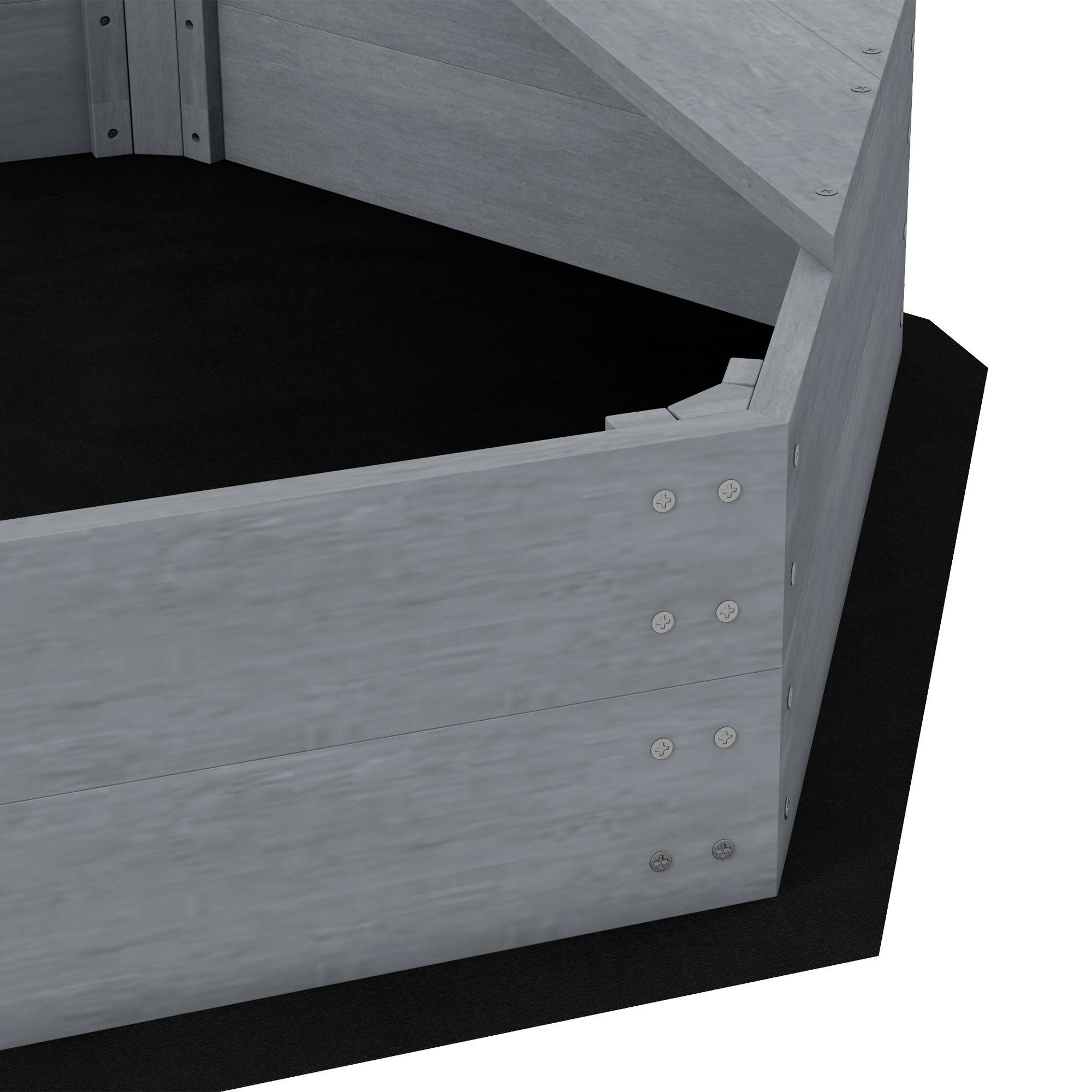 Outsunny - Bac à sable enfant design bateau - dim. 190L x 90l x 138H cm - voile, gouvernail - bois gris - Outsunny - Imagen 2