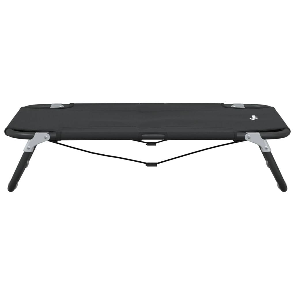 Couchage pour Chien Pliable et Surélevé 80cm, Idéal Camping et Maison, Acier Robuste Anthracite – ComfortXL Pet Living - Image 5