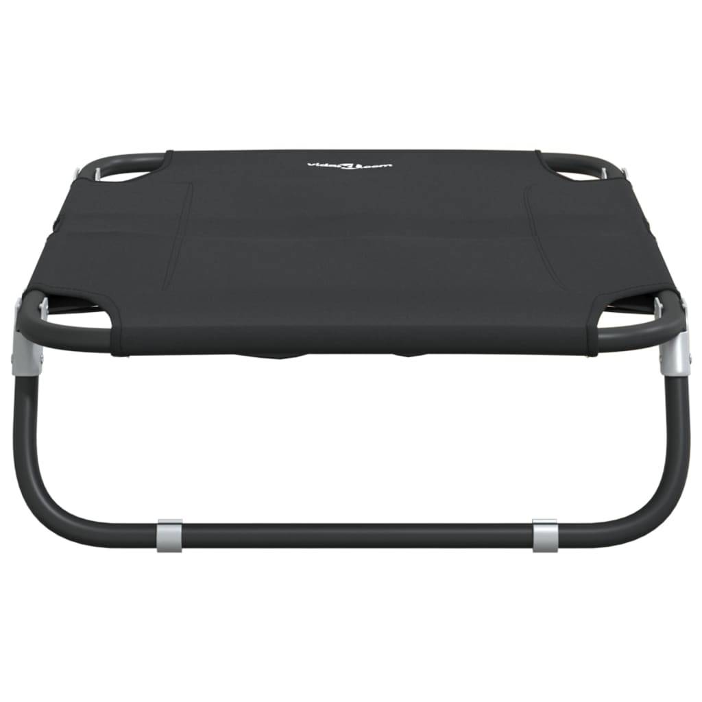 Couchage pour Chien Pliable et Surélevé 80cm, Idéal Camping et Maison, Acier Robuste Anthracite – ComfortXL Pet Living - Image 6