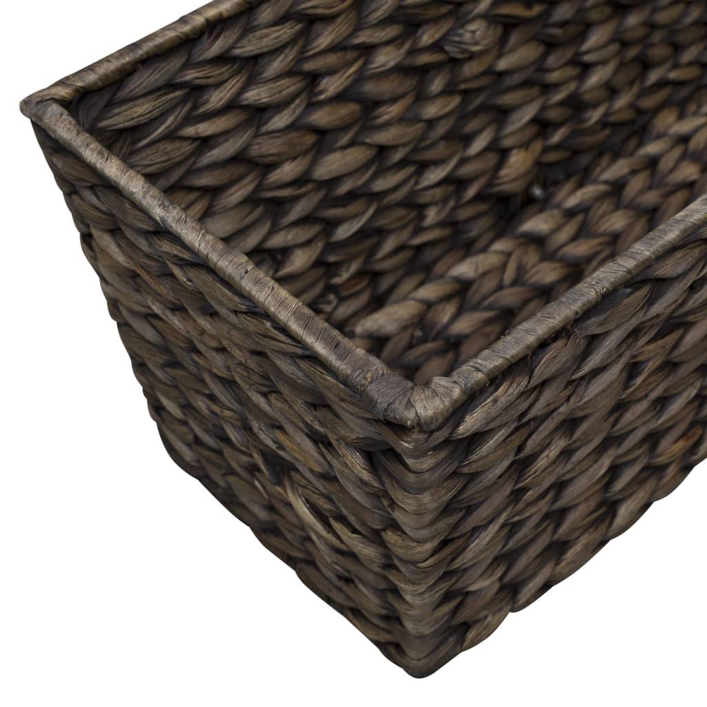Helloshop26 - Lot de 2 jardinières jacinthe d'eau 39 cm marron foncé - Imagen 7