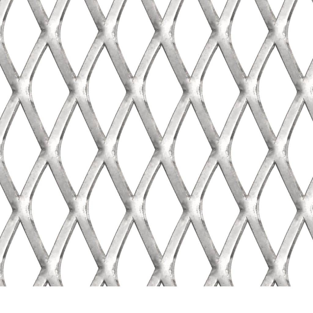 Grillage de jardin - Clôture à treillis - Treillis de jardin Acier inox 100x85 cm 30x17x2,5 mm - Image 3