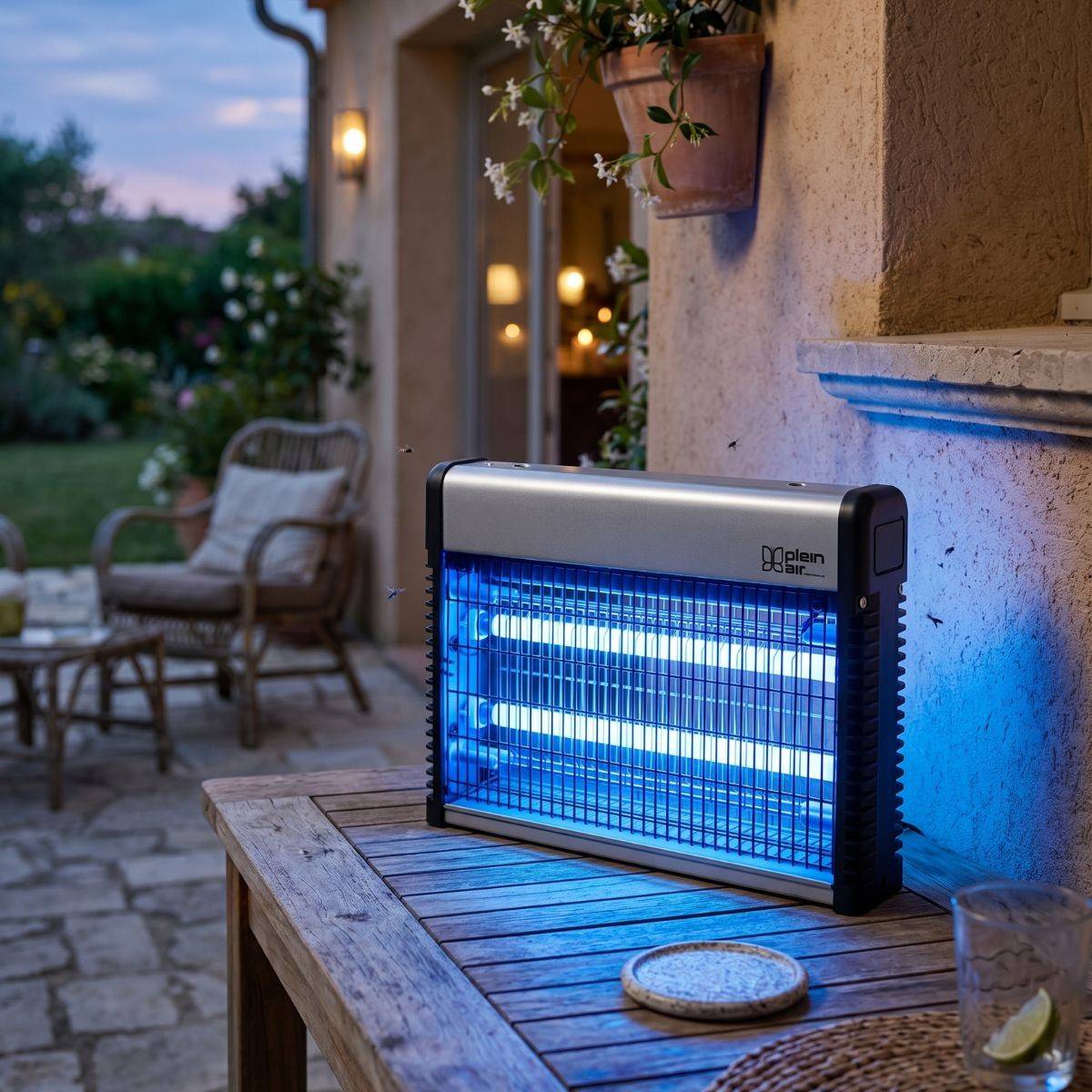Lampe Anti insecte électrique ZAP 16W 50m² Elimine Mouche, Moustique PLEIN AIR - Imagen 4
