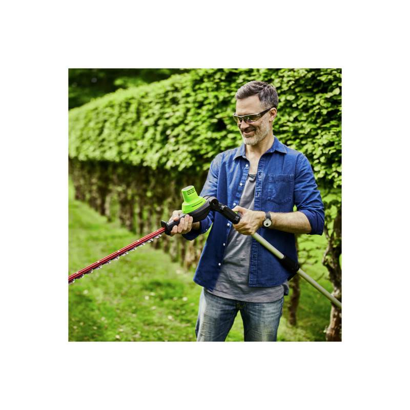 Greenworks - Taille-haies sur perche Brushless 51cm 60V GREENWORKS - Sans batterie ni chargeur - GD60PHT51 - Image 2