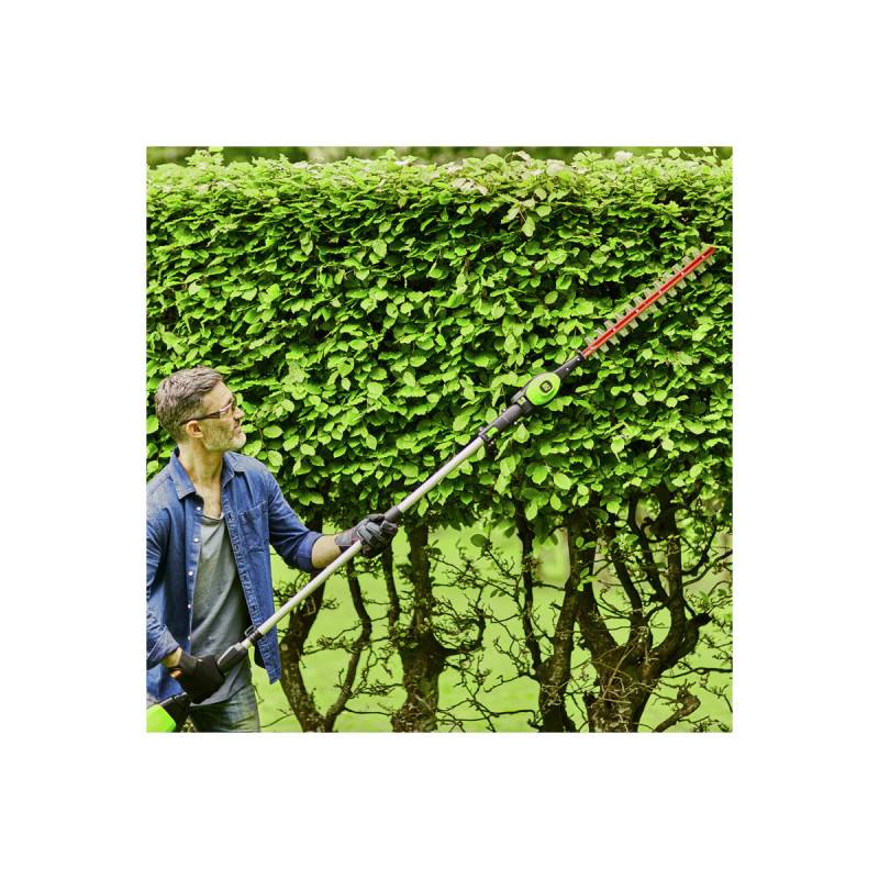 Greenworks - Taille-haies sur perche Brushless 51cm 60V GREENWORKS - Sans batterie ni chargeur - GD60PHT51 - Image 4