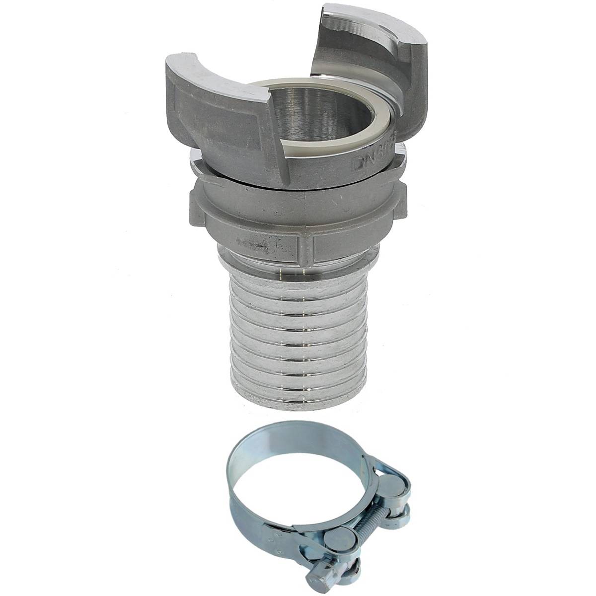 Huggy Tuyaux - Raccord symétrique guillemin, DN 50 x 51 mm, avec collier à tourillon - HUGGY TUYAUX