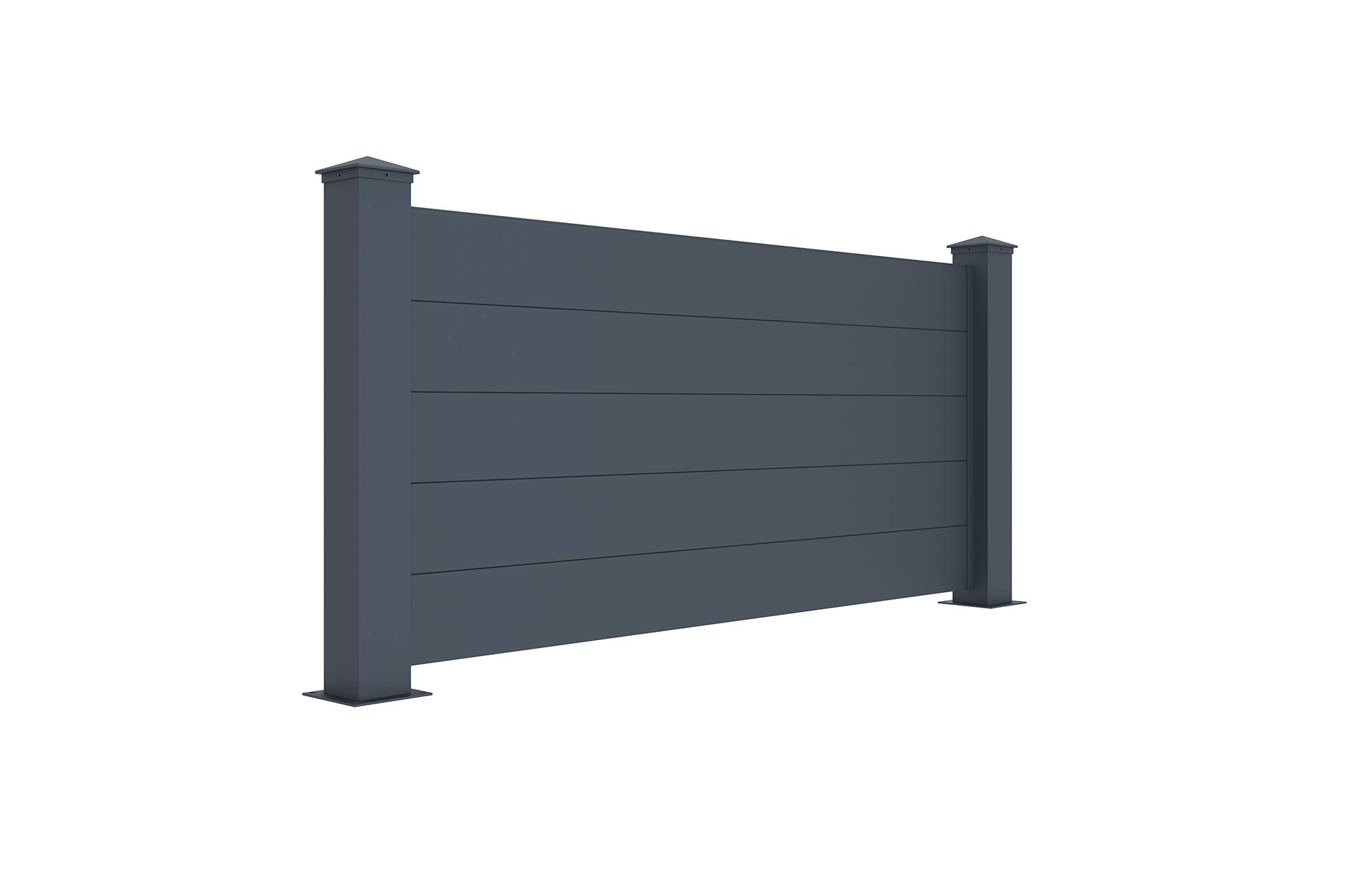CASANOOV - Casanoov Lot de 5 kits de clôture aluminium NIESEN H.90 cm - kits complet 9.5 m - Image 5
