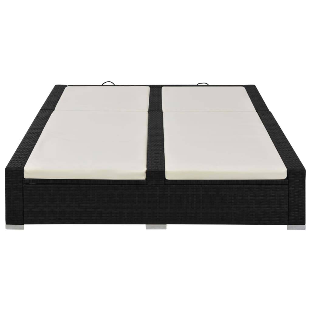 Prolenta Premium - Chaise longue pliante/transat  Marduk Noir  202 X 145 X 80 cm  - P87209N - Image 2