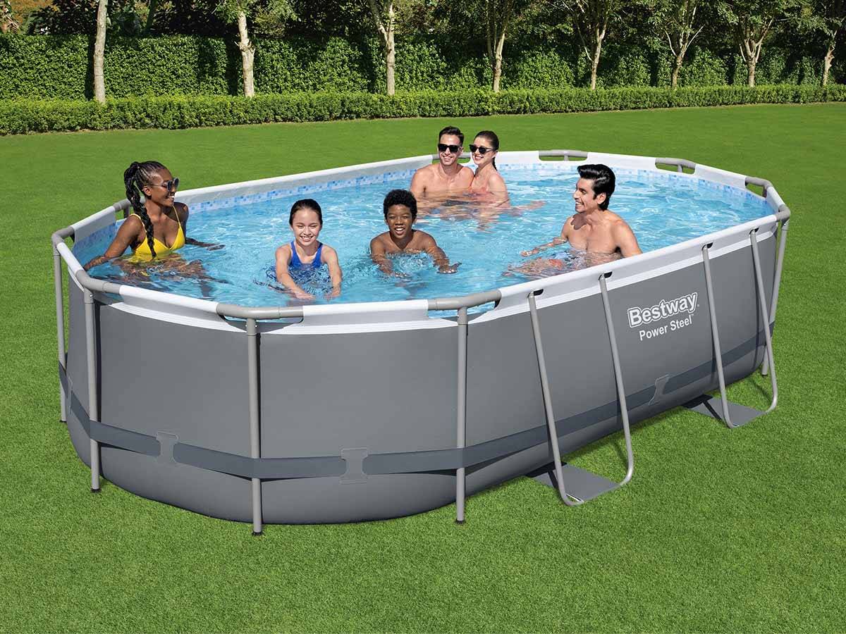 Bestway - Piscine tubulaire Power Steel ovale 4,88 x 3,05 x1,07 m - Bestway - Image 3