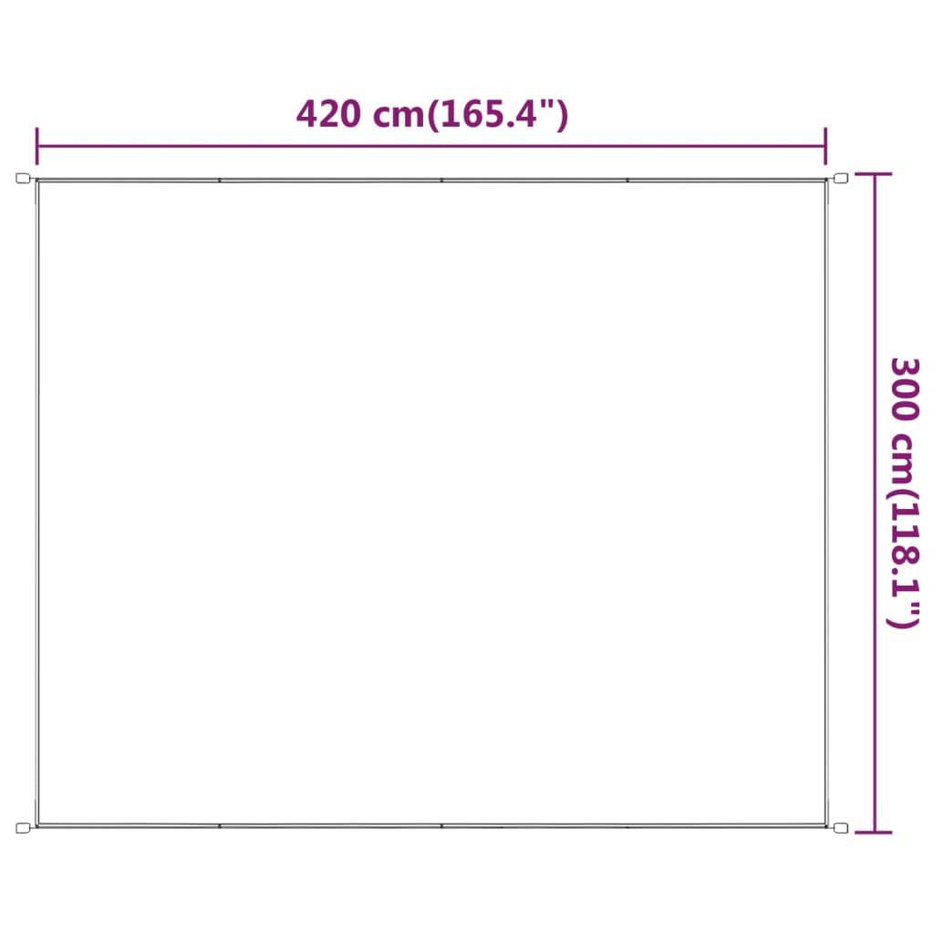 Helloshop26 - Auvent vertical 300x420 cm tissu oxford vert clair - Imagen 5