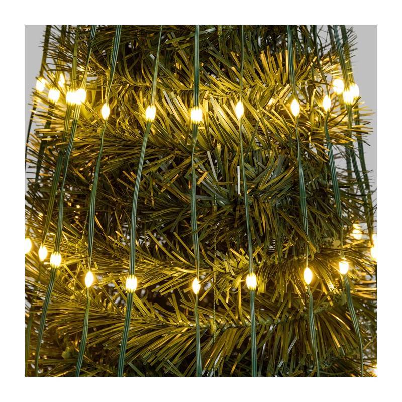 Lotti - Sapin lumineux conique animé H180cm 304 PixelLED blanc chaud et froid haute luminosité avec télécommande Lotti - Imagen 7