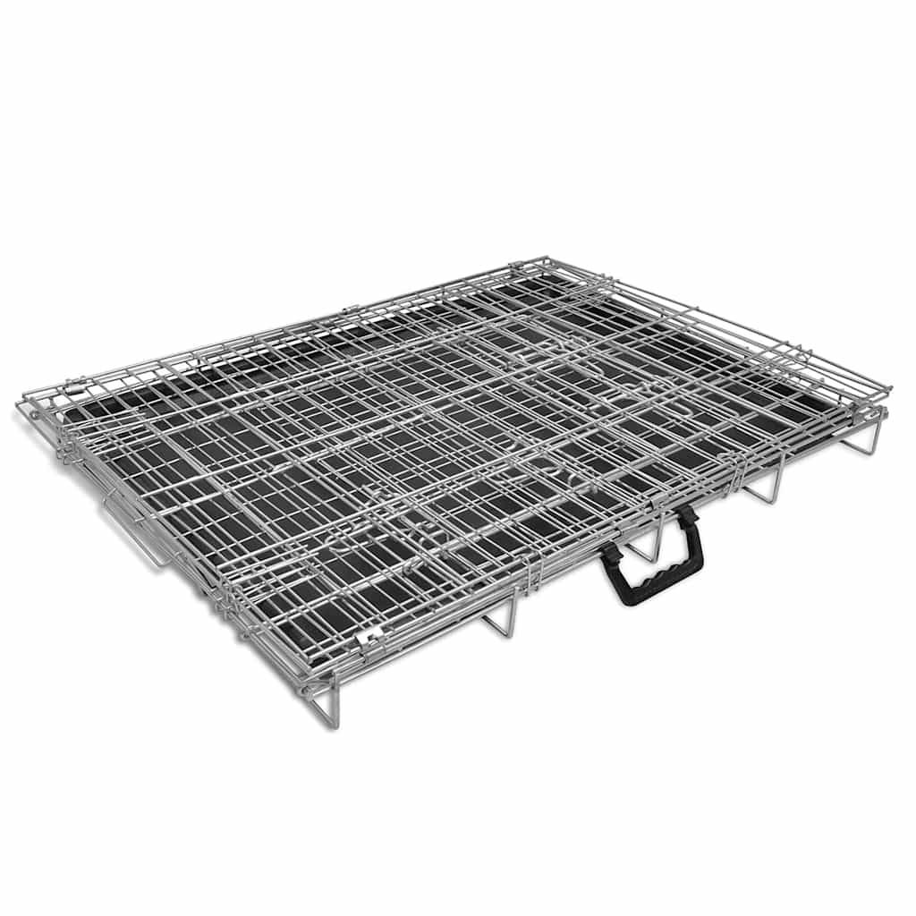 Vidaxl - Cage métallique et pliable pour chiens L vidaXL 170217 - Imagen 6