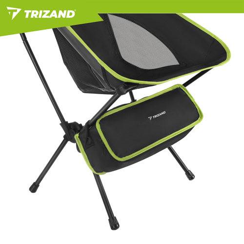 Chaise de pêche 41x52x86cm noire Trizand - Image 4