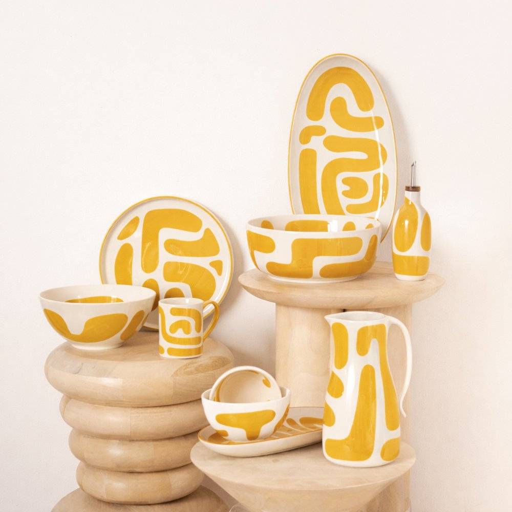 Table Passion - Bol Lulli jaune 15 cm (lot de 6) - Image 2