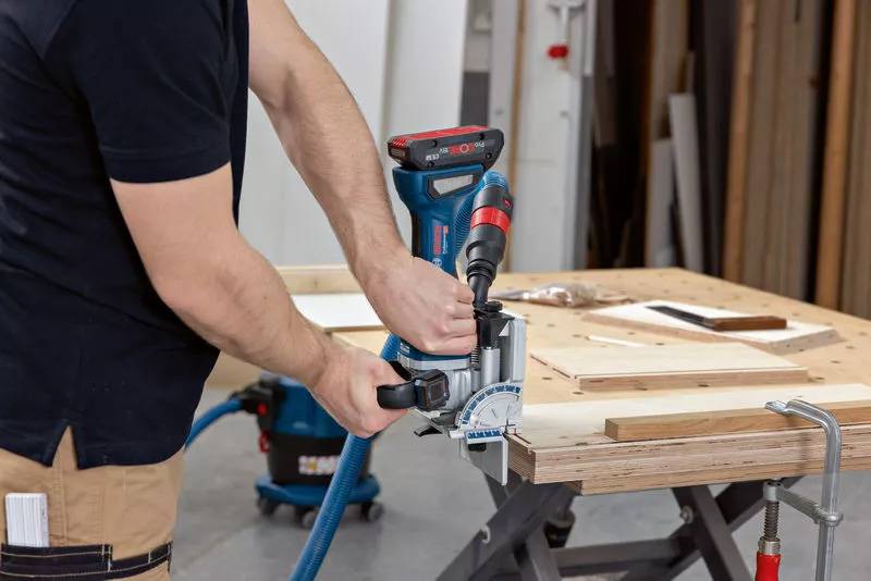 Bosch Professional - Fraiseuse à lamelles 18V GFF 18V-22 (sans batterie ni chargeur) en coffret L-Boxx - BOSCH - 0601620101 - Imagen 7