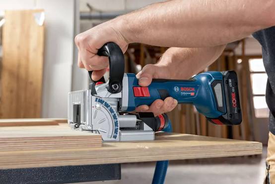 Bosch Professional - Fraiseuse à lamelles 18V GFF 18V-22 (sans batterie ni chargeur) en coffret L-Boxx - BOSCH - 0601620101 - Imagen 4