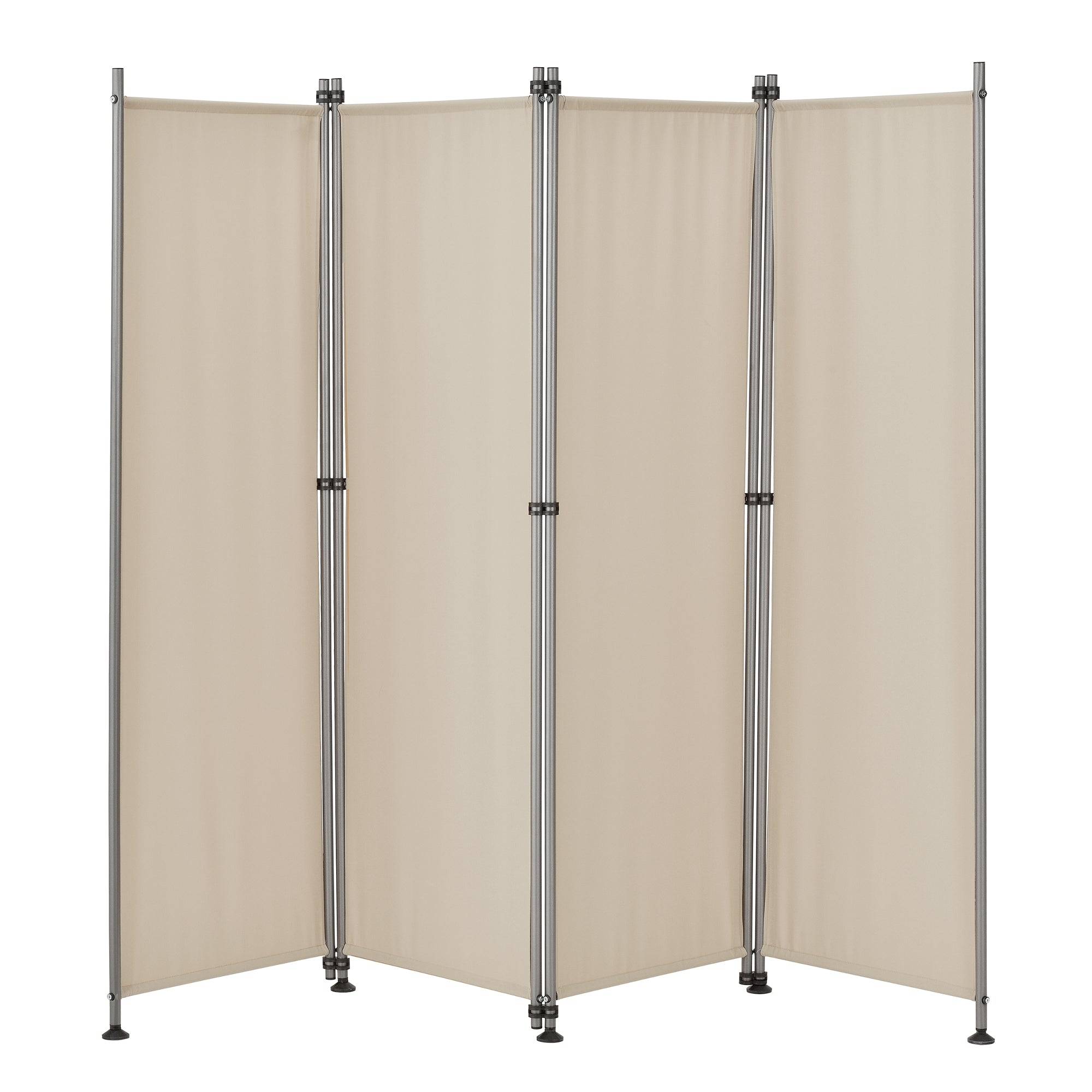 Helloshop26 - Paravent brise-vue barrière protection de l'intimité 215 x 170 cm beige - Imagen 1