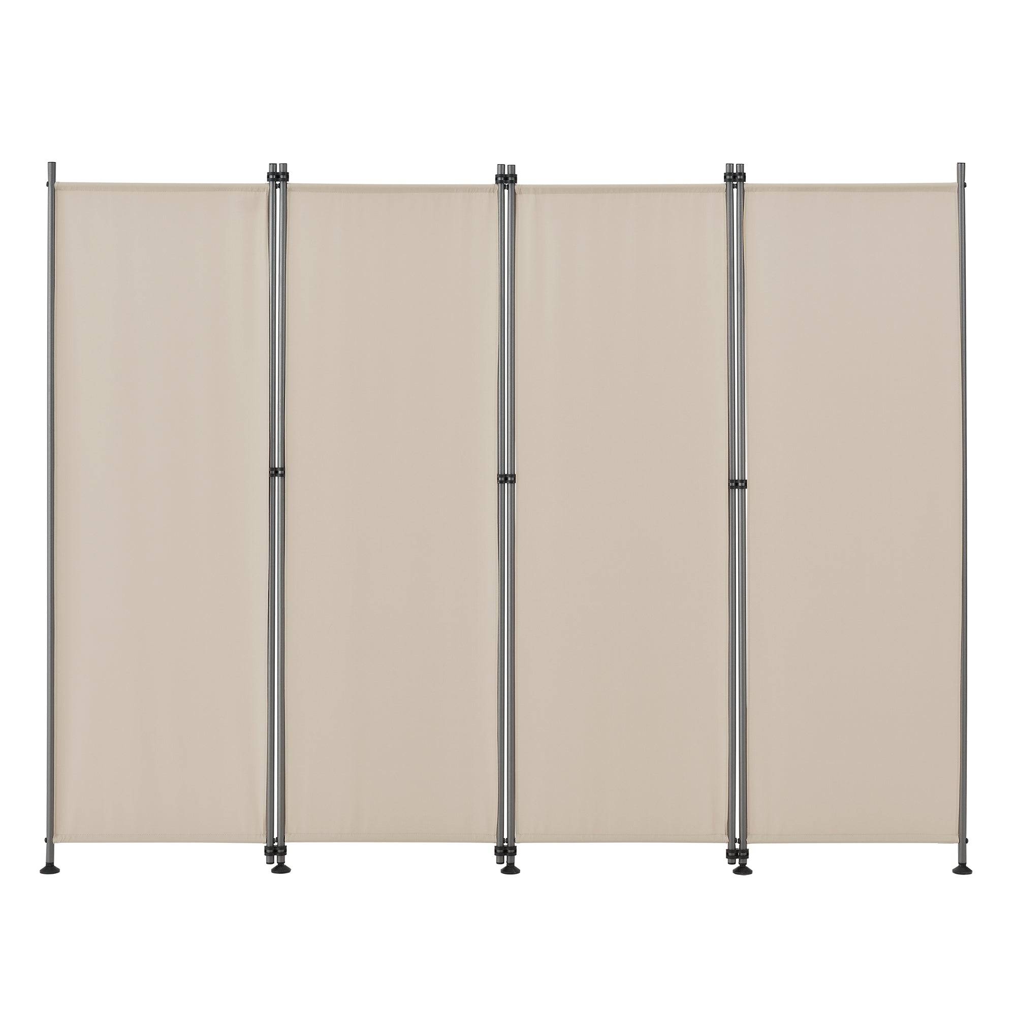 Helloshop26 - Paravent brise-vue barrière protection de l'intimité 215 x 170 cm beige - Imagen 4