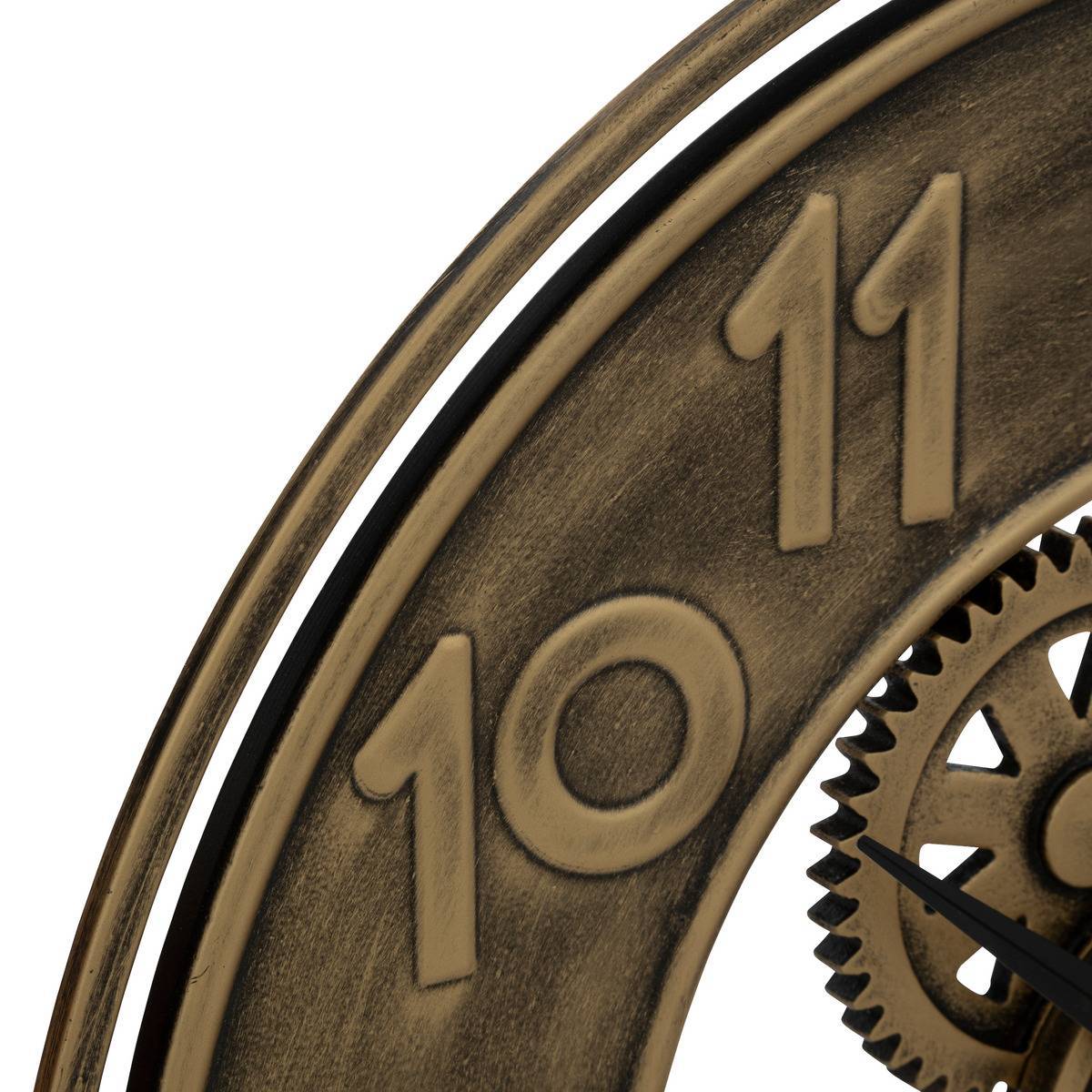 Atmosphera - Horloge mécanique "Jacob" D48cm or - Atmosphera Créateur d'intérieur - Imagen 3