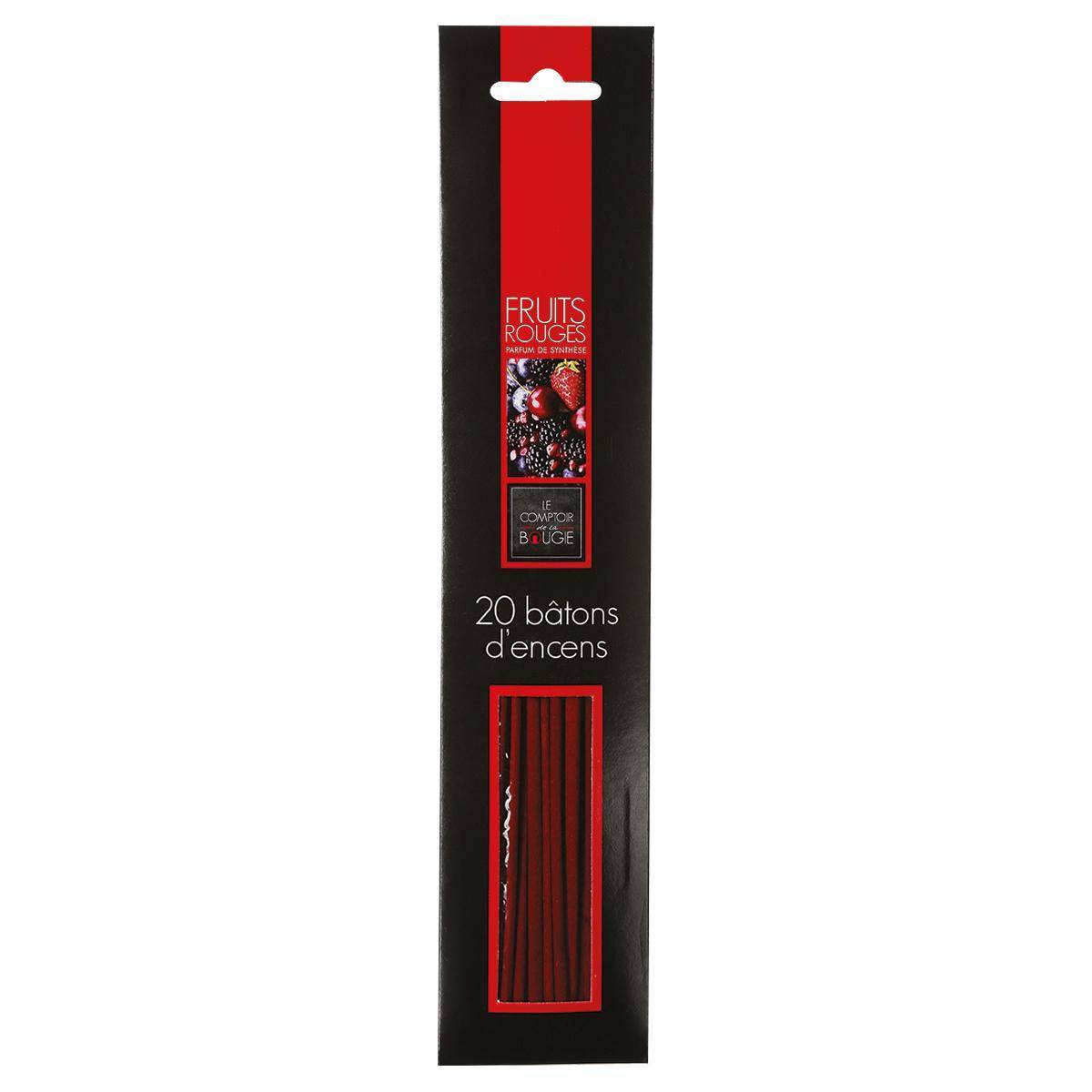 Atmosphera - Lot de 20 bâtons d'encens fruits rouges H25cm - Atmosphera Créateur d'intérieur - Image 1