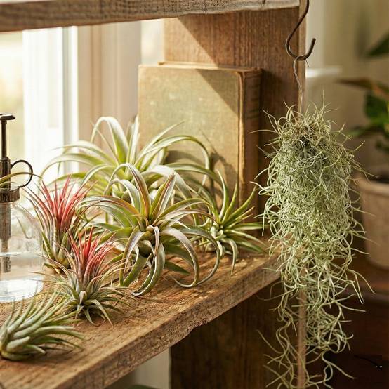 0 - Tillandsia - 13 pièces avec Spray - Plantes Aériennes sans Terre - Image 2