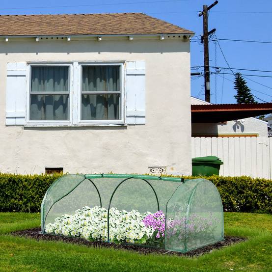 ComfortXL - Mini serre potagère en acier pour semis protection gel et intempéries 200x100x80cm vert - ComfortXL Outdoor Living - Image 3