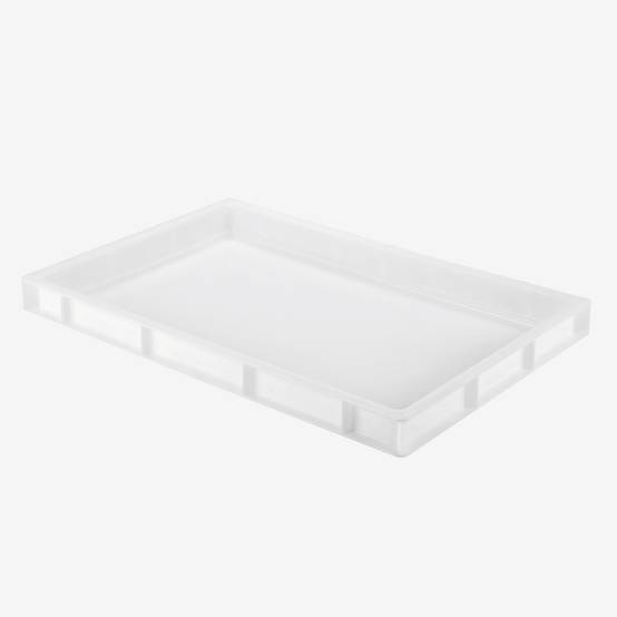 Bac à pâtons 600 x 400 x 55 mm 9 L - blanc - Gilac