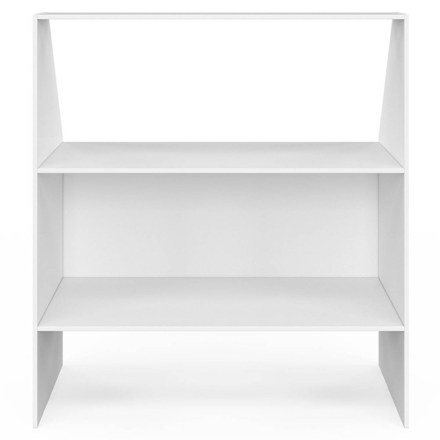 Etagère sous pente 2 niveaux TOMI 100 x 50 x 70/110 cm blanc - Image 3