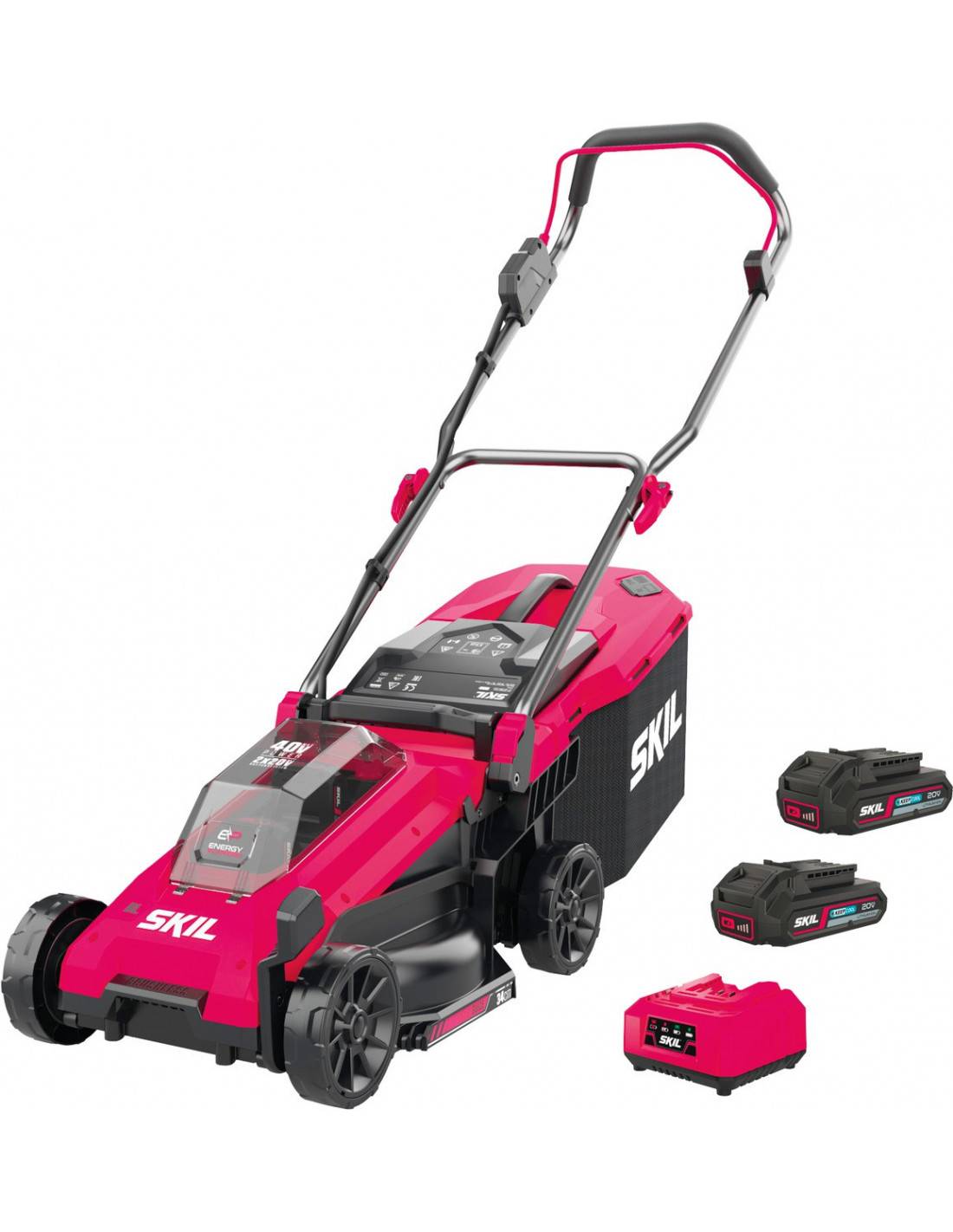 Tondeuse à Gazon Brushless 40v Sans Fil Coupe 34cm - Skil