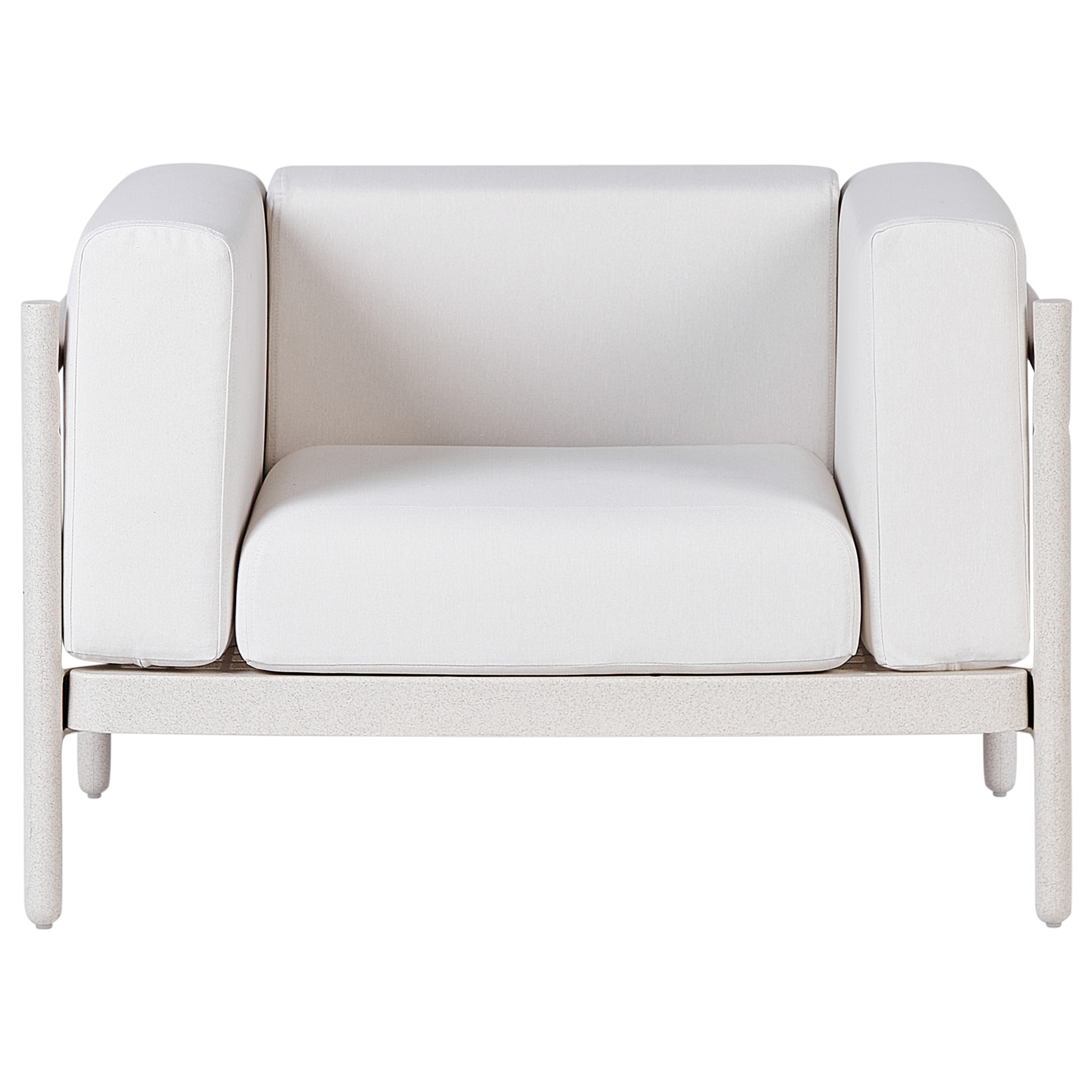 Fauteuil Matière synthétique Beige clair FERRETTI - Beliani - Image 4