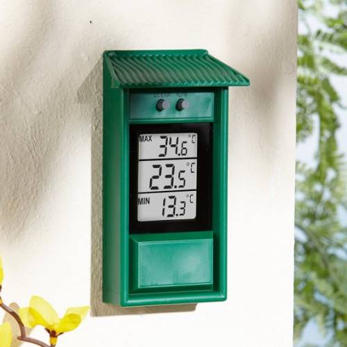 Inovalley - Thermomètre électronique MINI-MAXI vert - Image 1