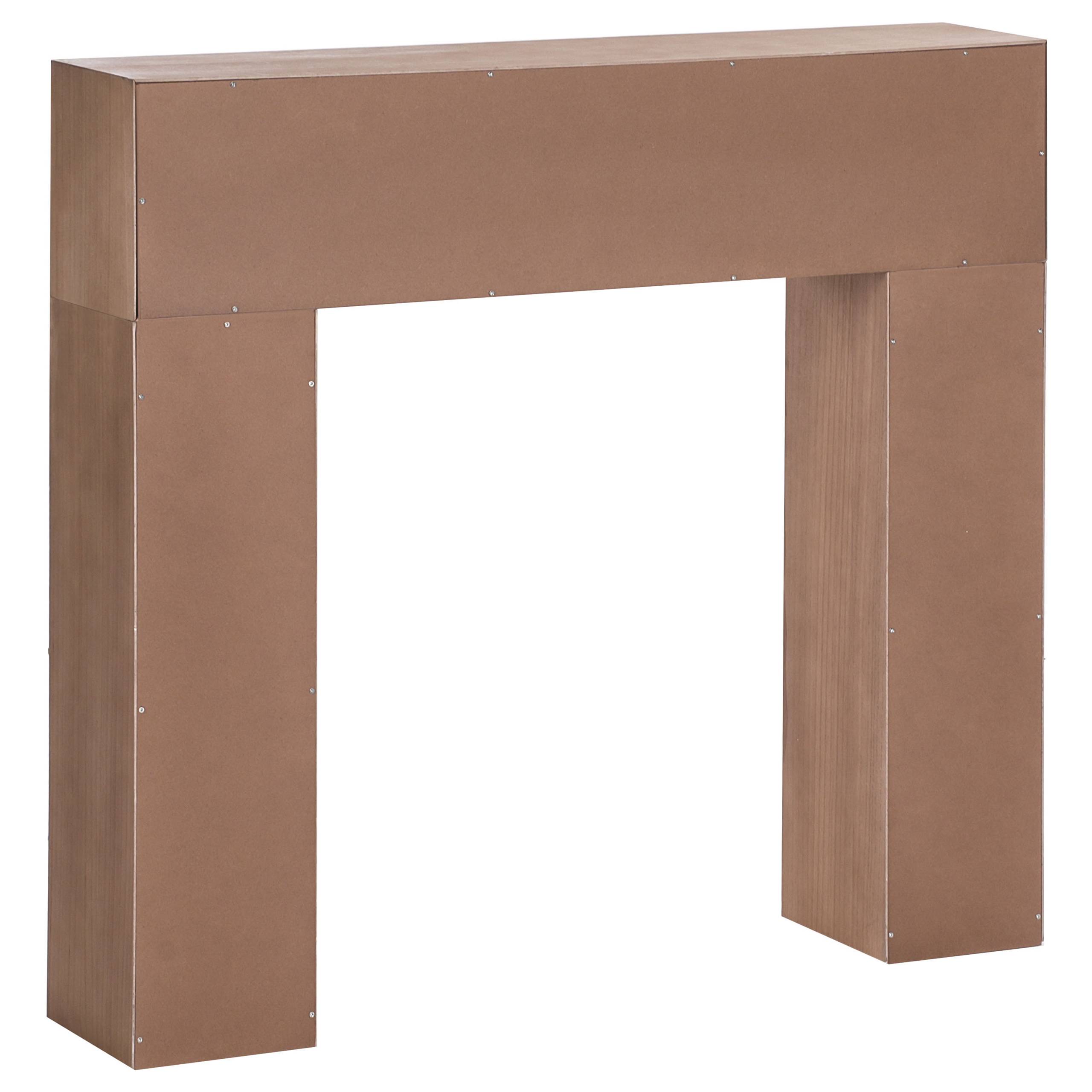 Beliani - Habillage de cheminée MDF Marron clair BUNBURY - Beliani - Image 6