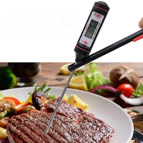 Thermomètre de cuisine - Thermomètre alimentaire - Thermomètre à longue aiguille en métal - Pour la cuisine et la cuisine en extérieur-Lytech - Image 6