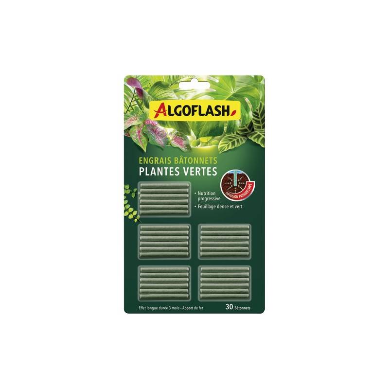 Algoflash - Engrais Plantes Vertes Baton.x 30 Algoflash. - Abapav30